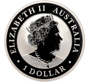 1 доллар 2022 года Австралия «Австралийский клинохвостый орел»