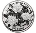 Монета 1 доллар 2022 года Австралия «Дикие цветы Австралии — Телопея» (Артикул M2-57998)