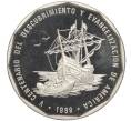 Монета 1 песо 1989 года Доминиканская республика «500 лет открытию и евангелизации Америки» (Артикул K11-101531)