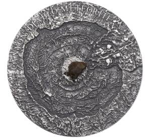 1 доллар 2014 года Ниуэ «Метеорит Каньон Дьябло»