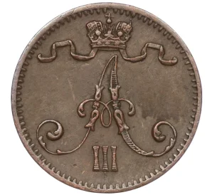 1 пенни 1882 года Русская Финляндия