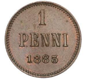 1 пенни 1883 года Русская Финляндия — Фото №1