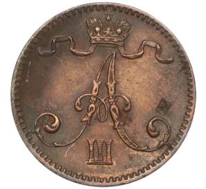 1 пенни 1888 года Русская Финляндия — Фото №2