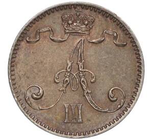 1 пенни 1893 года Русская Финляндия — Фото №2