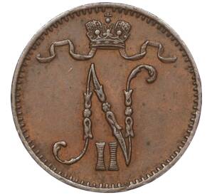 1 пенни 1903 года Русская Финляндия (Цифра 3 в дате большая) — Фото №2