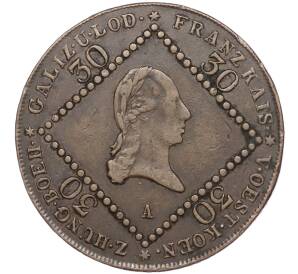 30 крейцеров 1807 года А Австрия — Фото №2