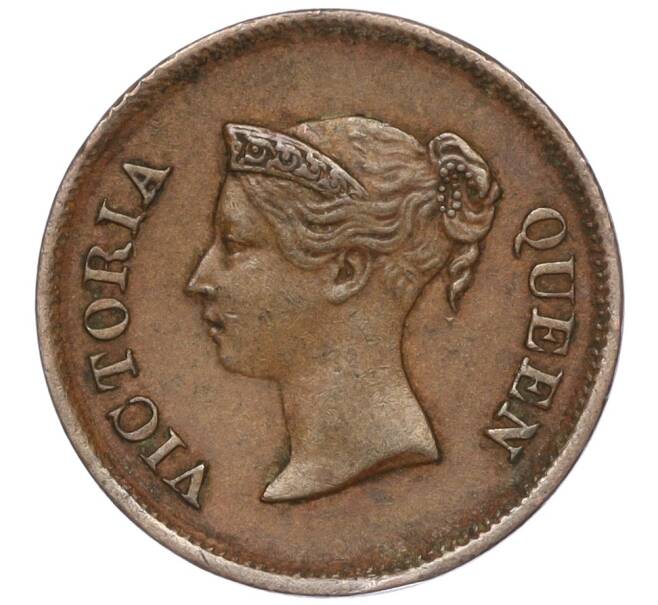 Монета 1/4 цента 1845 года Стрейтс Сетлментс (Артикул K11-101611)