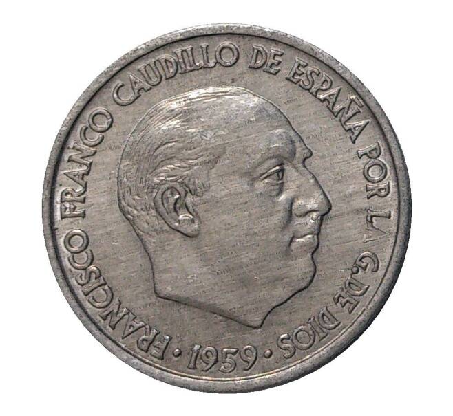 Монета 10 сентимо 1959 года (Артикул: M2-4328) — Фото №1