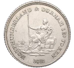 Токен 1 шиллинг 1811 года Великобритания — Фото №1