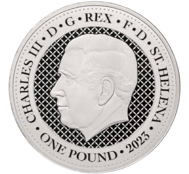 Монета 1 фунт 2023 года Остров Святой Елены «Львинохвостая Макака» (Артикул M2-67548)