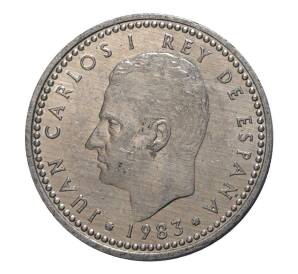 1 песета 1983 года — Фото №1