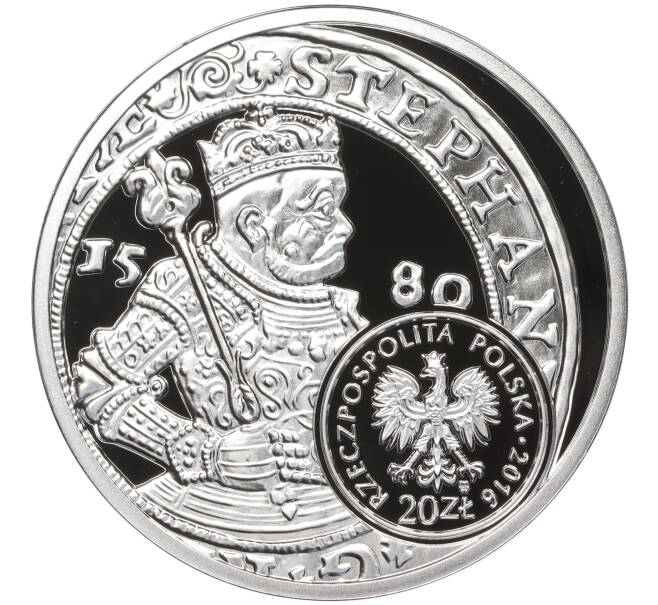 Монета 20 злотых 2016 года Польша «Талер Стефана Батория» (Артикул: M2-67554) — Фото №1