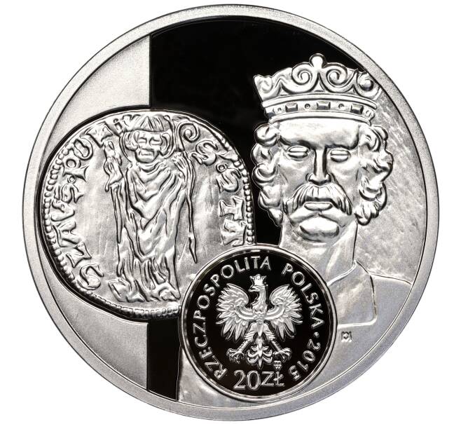 Монета 20 злотых 2015 года Польша «История польских монет — флорен Владислава I Локетека» (Артикул M2-67555)