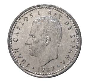 1 песета 1987 года — Фото №1