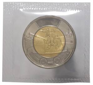 2 доллара 2016 года 75 лет Битве за Атлантику — Фото №1