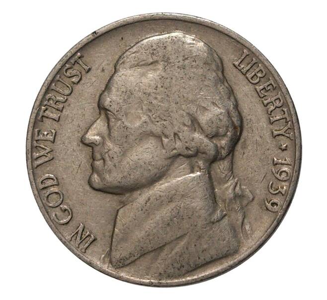 Монета 5 центов 1939 года (Артикул: M2-4356) — Фото №1