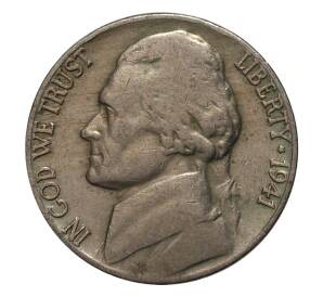 5 центов 1941 года — Фото №1