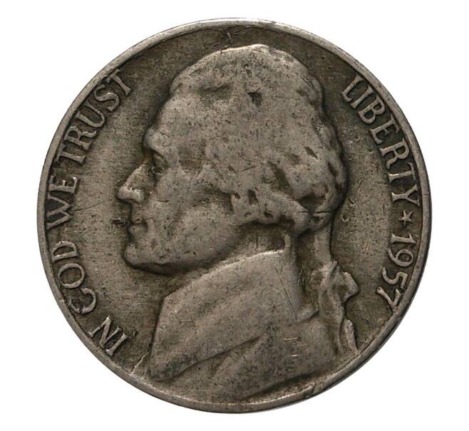 Монета 5 центов 1957 года (Артикул: M2-4362) — Фото №1