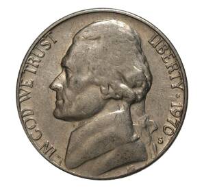 5 центов 1970 года S — Фото №1