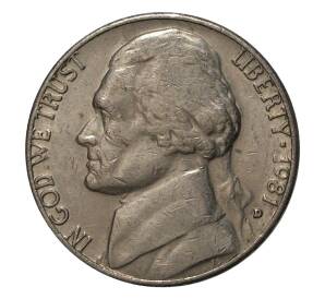 5 центов 1981 года D — Фото №1