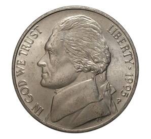 5 центов 1995 года P — Фото №1