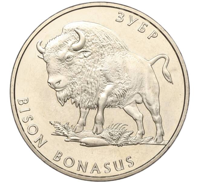 Монета 2 гривны 2003 года Украина «Флора и фауна — Зубр» (Артикул: M2-67608) — Фото №1