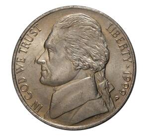 5 центов 1999 года P — Фото №1