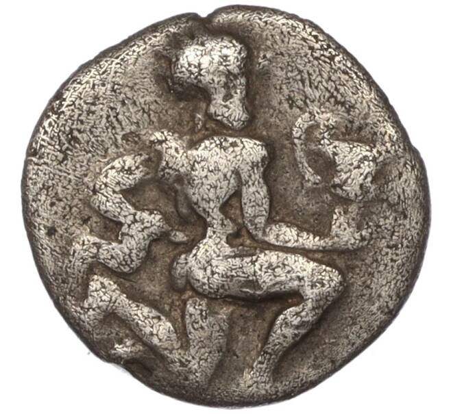 Монета Тригемиобол 400-350 года до н.э. Фракия (Фасос) (Артикул: M2-67776) — Фото №1