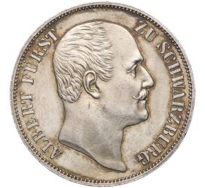 1 союзный талер 1867 года Шварцбург-Рудольфштадт — Фото №1