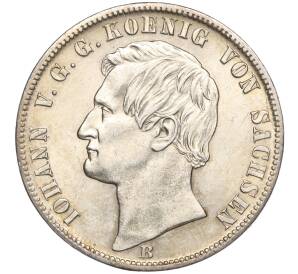 1 талер 1869 года Саксония — Фото №1