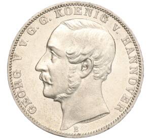 1 талер 1865 года Ганновер «50 лет Битве при Ватерлоо» — Фото №2