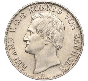 1 талер 1860 года Саксония — Фото №1