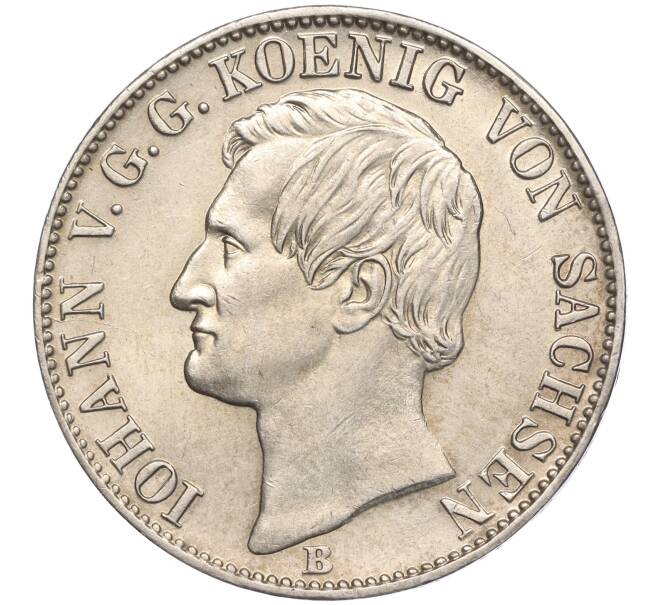 Монета 1 талер 1860 года Саксония (Артикул: M2-67814) — Фото №1