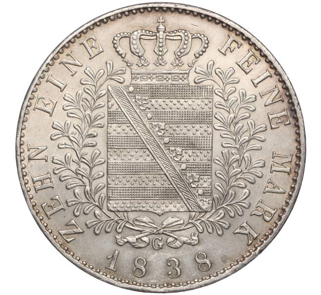 Монета 1 талер 1838 года Саксония (Артикул: M2-67821) — Фото №2