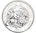 Монета 5 фунтов 2023 года Великобритания (Карл III) «Звери Тюдоров — Бык Кларенса» (Артикул M2-67846)