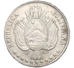 1 боливиано 1868 года Боливия