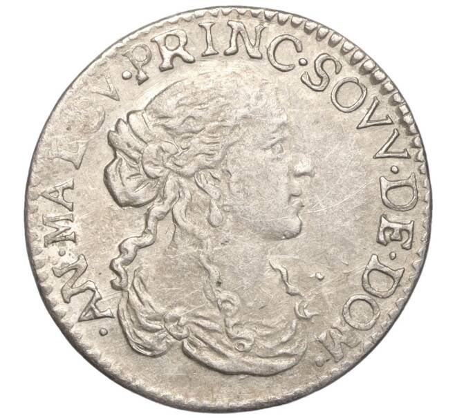 Монета 1/12 экю (1 луиджино) 1665 года Франция (Домб) Анна Мария Луиза Орлеанская (Артикул: M2-67879) — Фото №1