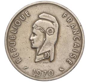 50 франков 1970 года Французская территория Афаров и Исса