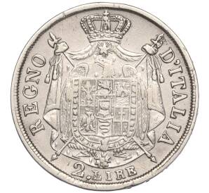 2 лиры 1812 года В Наполеоновское королевство Италия — Фото №2