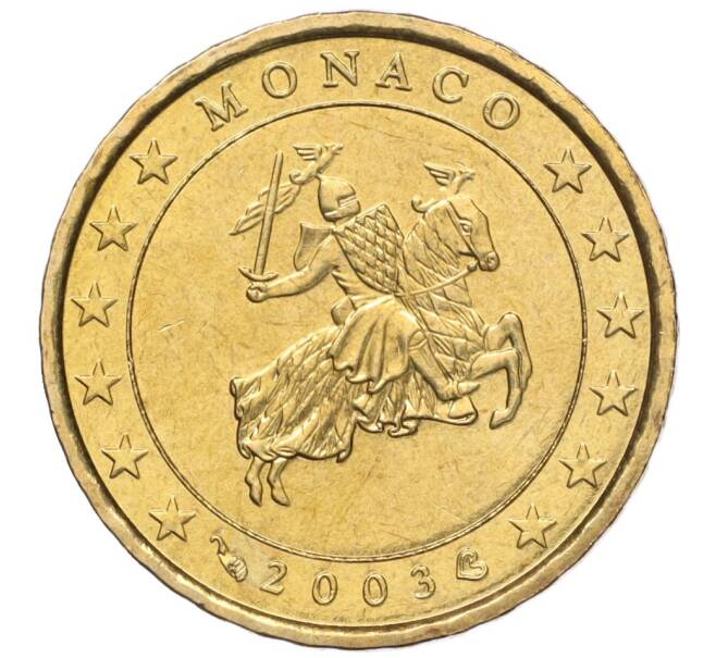Монета 10 евроцентов 2003 года Монако (Артикул M2-67886)