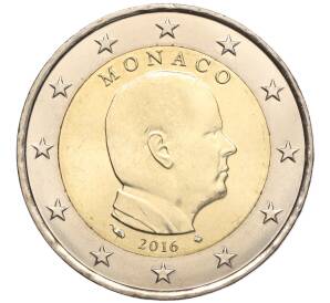 2 евро 2016 года Монако