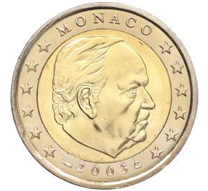 2 евро 2003 года Монако