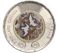 Монета 2 доллара 2023 года Канада «100 лет со дня рождения Жан-Поля Риопеля» (Цветное покрытие) (Артикул M2-67922)