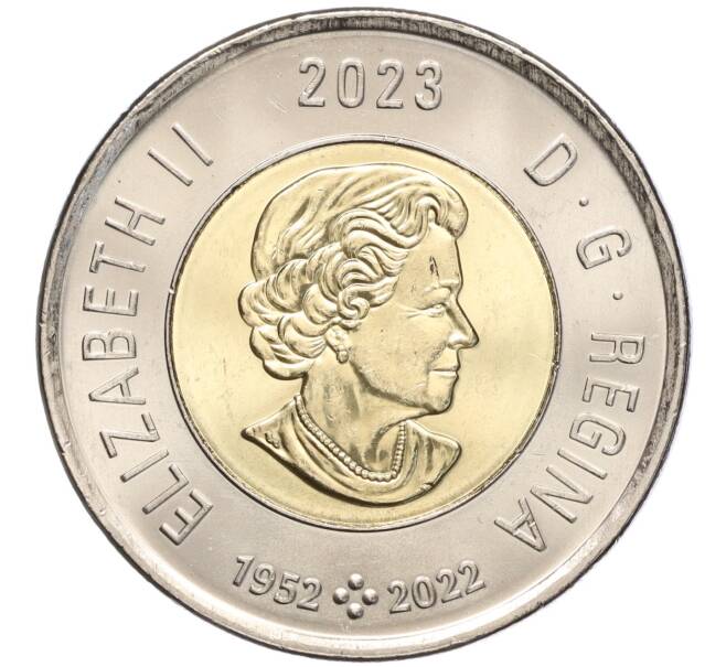 Монета 2 доллара 2023 года Канада «100 лет со дня рождения Жан-Поля Риопеля» (Цветное покрытие) (Артикул M2-67922)