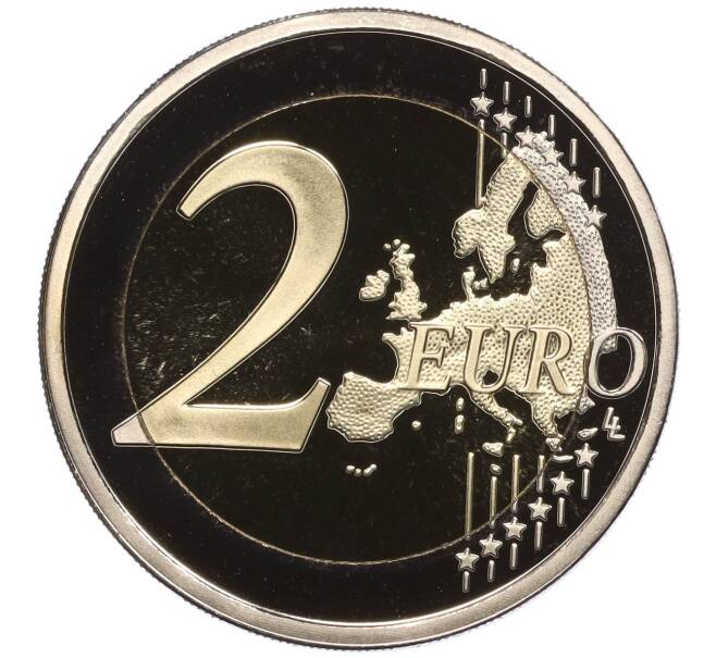 Монета 2 евро 2013 года Нидерланды «Коронация Короля Виллема-Александра» (Артикул M2-67931)
