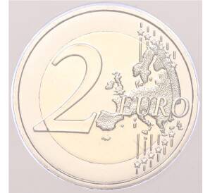 2 евро 2019 года Франция «30 лет падению Берлинской стены» (в блистере)