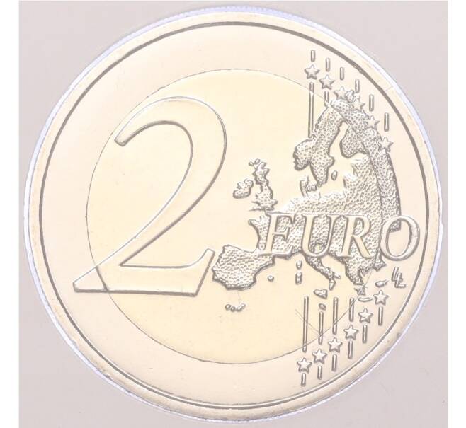 Монета 2 евро 2019 года Франция «30 лет падению Берлинской стены» (в блистере) (Артикул M2-67933)