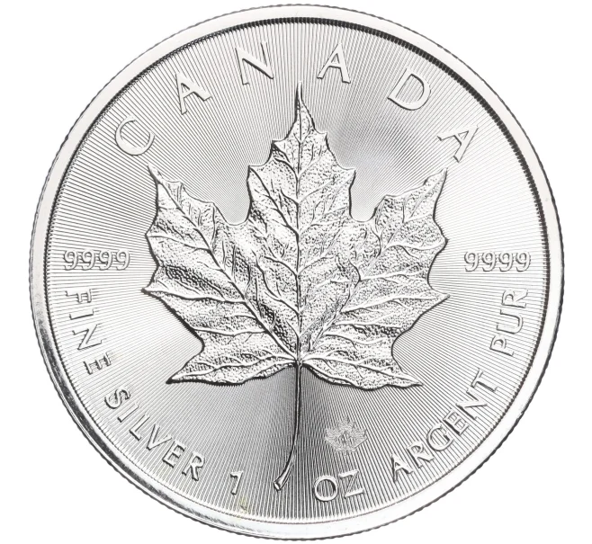 Монета 5 долларов 2018 года Канада «Кленовый лист» (Артикул M2-67934)