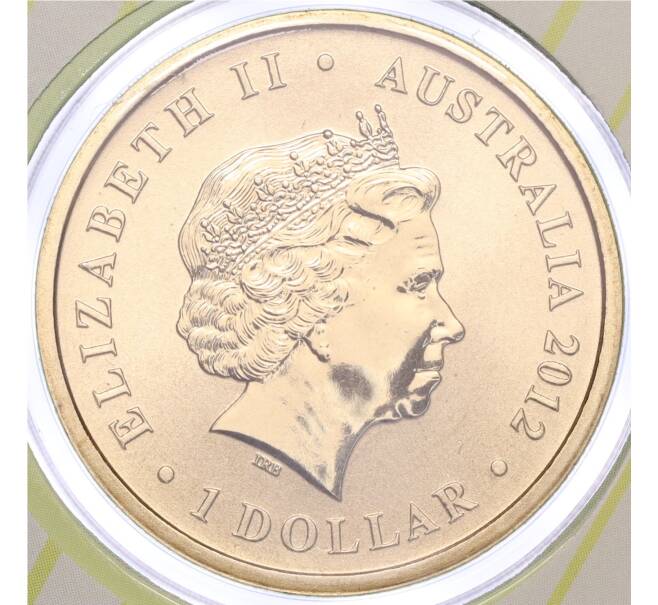 Монета 1 доллар 2012 года Австралия «Олимпийская сборная Австралии — Победа» (в блистере) (Артикул M2-67940)