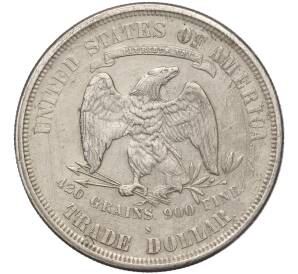 1 доллар 1875 года S США «Торговый доллар» — Фото №2